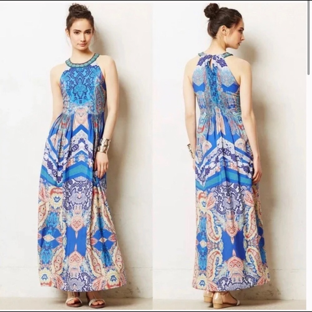 Anthropologie, Ranna Gill, Boteh Maxi Dress